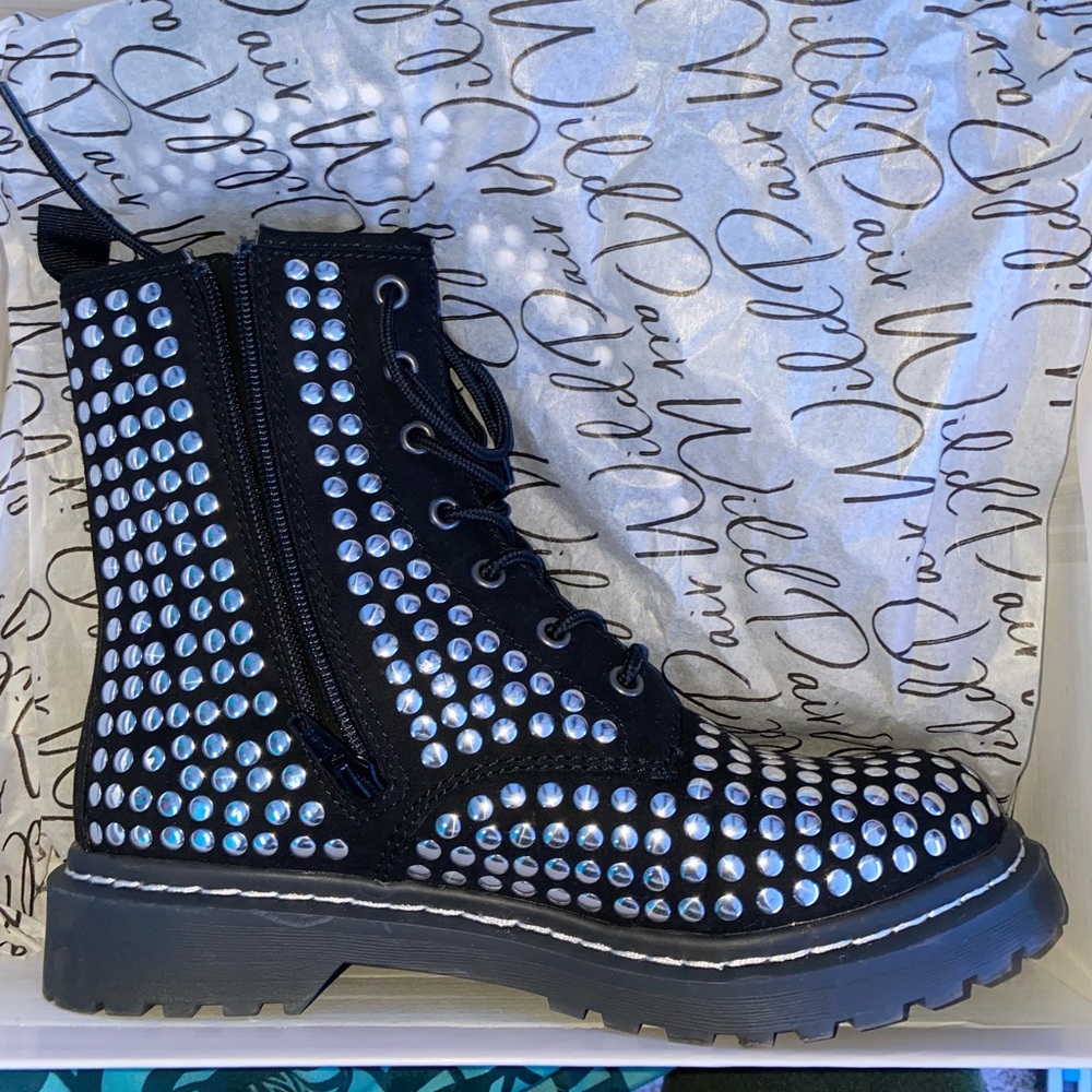 WildPair Black Stud Boots
